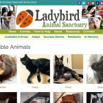 Ladybird Animal Sanctuary, ladybirdanimalsanctuary.com - web design by Janine Stoll Media, janinestoll.ca
